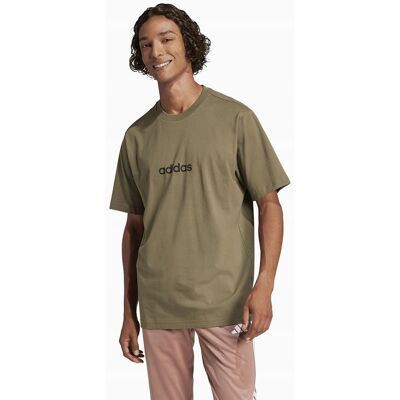 T-Shirt adidas Single Jersey Linear Tee JE9001 zielony XXL T-Shirt adidas Single Jersey Linear Tee JE9001 zielony XXL