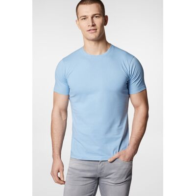 Próchnik T-shirt Błękitny Bawełniany PM6 Próchnik T-shirt Błękitny Bawełniany PM6