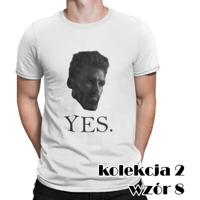 inna (Inny) T-SHIRT KOSZULKA MĘSKA MEM MEMY CHAD GIGACHAD YES PREZENT MĘŻCZYZNA L inna (Inny) T-SHIRT KOSZULKA MĘSKA MEM MEMY CHAD GIGACHAD YES PREZENT MĘŻCZYZNA L