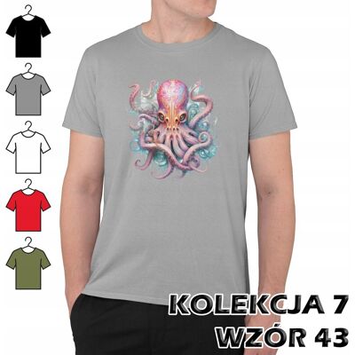 inna (Inny) T-SHIRT KOSZULKA MĘSKA OŚMIORNICA POTWÓR MORSKI CTHULHU RAFA KORALOWA XXL inna (Inny) T-SHIRT KOSZULKA MĘSKA OŚMIORNICA POTWÓR MORSKI CTHULHU RAFA KORALOWA XXL