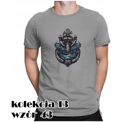 inna (Inny) T-SHIRT KOSZULKA MĘSKA PIRAT KOTWICA GALEON KORSARZ OKRĘT ŁÓDŹ ŻEGLARZ L inna (Inny) T-SHIRT KOSZULKA MĘSKA PIRAT KOTWICA GALEON KORSARZ OKRĘT ŁÓDŹ ŻEGLARZ L