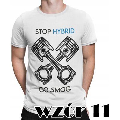 inna (Inny) T-SHIRT KOSZULKA MĘSKA STOP HYBRID GO SMOG DLA KIEROWCY V8 TDI LPG V6 L inna (Inny) T-SHIRT KOSZULKA MĘSKA STOP HYBRID GO SMOG DLA KIEROWCY V8 TDI LPG V6 L