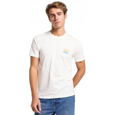 T-shirt Lee MEDIUM LOGO TEE 112364528 Ecru L T-shirt Lee MEDIUM LOGO TEE 112364528 Ecru L