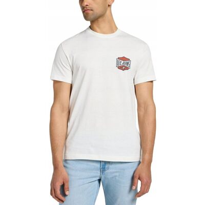 T-shirt Lee SS RELAXED TEE 112355600 Ecru M T-shirt Lee SS RELAXED TEE 112355600 Ecru M