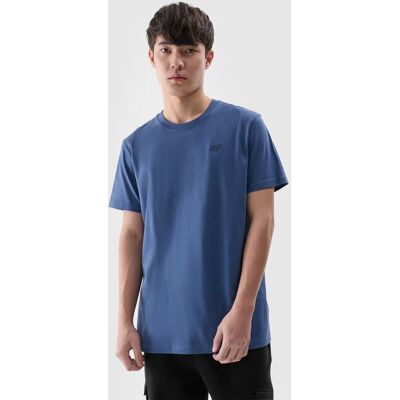 T-shirt męski 100% bawełna 4F 4FWMM00TTSHM2256-32S Granatowy T-shirt męski 100% bawełna 4F 4FWMM00TTSHM2256-32S Granatowy