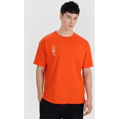 T-Shirt Męski 4F 4Frss25Ttshm2652-70S Pomarańczowy Roz. L T-Shirt Męski 4F 4Frss25Ttshm2652-70S Pomarańczowy Roz. L