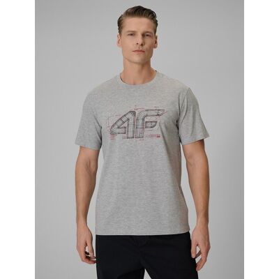 T-shirt męski 4F 4FRSS26TTSHM3989-27M Szary M T-shirt męski 4F 4FRSS26TTSHM3989-27M Szary M