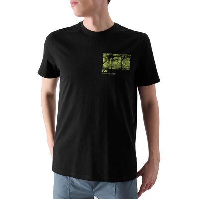 T-shirt męski 4F RSS24TTSHM2106 - czarny S T-shirt męski 4F RSS24TTSHM2106 - czarny S