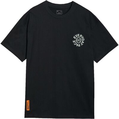 T-shirt męski 4F WSS25TTSHM1979 - czarny XXL T-shirt męski 4F WSS25TTSHM1979 - czarny XXL