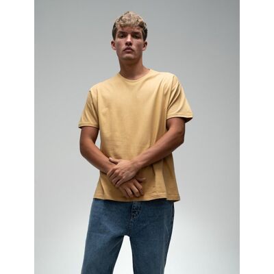 T-Shirt Męski Beżowy UrbanCity No Logo S T-Shirt Męski Beżowy UrbanCity No Logo S