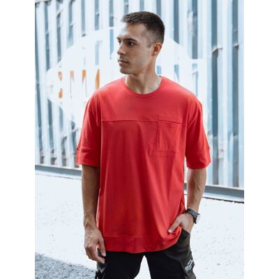 T-shirt męski czerwony Dstreet RX5603-L T-shirt męski czerwony Dstreet RX5603-L