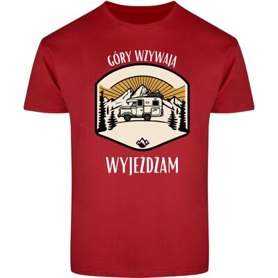 DonWitold T-Shirt Męski Góry Wzywają Tatry Śmieszna Koszulka Czerwona R-Xs A10 DonWitold T-Shirt Męski Góry Wzywają Tatry Śmieszna Koszulka Czerwona R-Xs A10