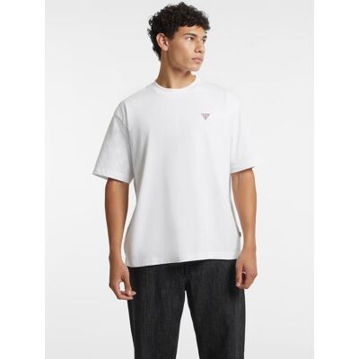 T-shirt męski Guess Jeans M4YI46 K8FQ4 biały - XXL T-shirt męski Guess Jeans M4YI46 K8FQ4 biały - XXL