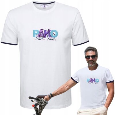 T-SHIRT Męski Koszulka BIAŁA Gruba Bawełna BIKE XXXL Pako Jeans T-SHIRT Męski Koszulka BIAŁA Gruba Bawełna BIKE XXXL Pako Jeans