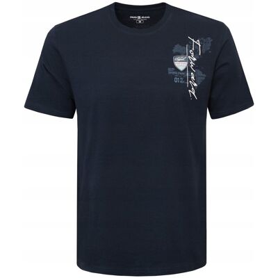 T-SHIRT Męski Koszulka GRANATOWA Gruba Bawełna VASCO 3XL Pako Jeans T-SHIRT Męski Koszulka GRANATOWA Gruba Bawełna VASCO 3XL Pako Jeans