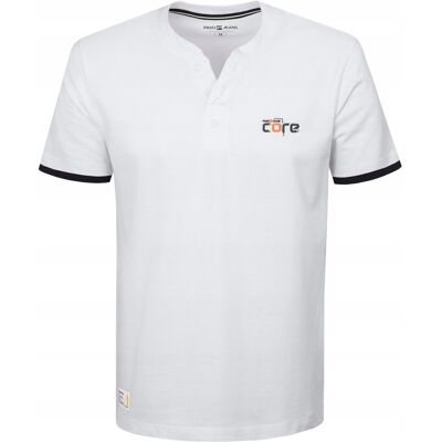 T-SHIRT Męski Koszulka w Serek BIAŁA Bawełniana FREAK XXXL Pako Jeans T-SHIRT Męski Koszulka w Serek BIAŁA Bawełniana FREAK XXXL Pako Jeans