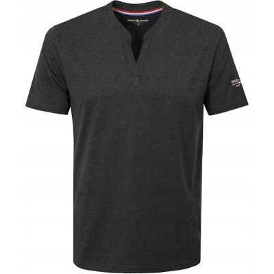T-SHIRT Męski Koszulka w Serek GRAFITOWA Bawełniana TRIKI XXXL Pako Jeans T-SHIRT Męski Koszulka w Serek GRAFITOWA Bawełniana TRIKI XXXL Pako Jeans