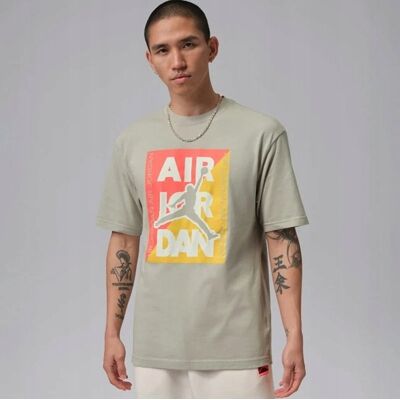 T-Shirt Męski Okrągły Dekolt Jordan Rozmiar M T-Shirt Męski Okrągły Dekolt Jordan Rozmiar M