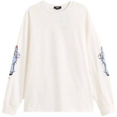 T-shirt Męski z długim rękawem VANS Dayana Zombie Hand LS T Egret VN000ST1C9F1 M T-shirt Męski z długim rękawem VANS Dayana Zombie Hand LS T Egret VN000ST1C9F1 M