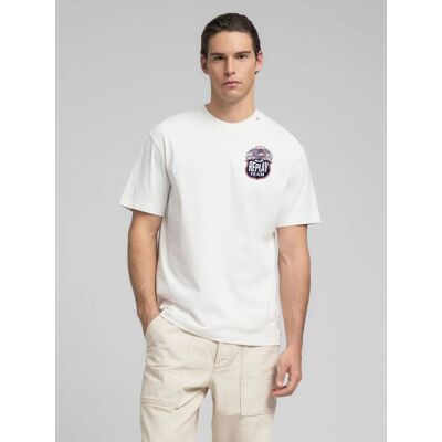 t-shirt mężczyzna replay m3278.23608p 011 natural white t-shirt mężczyzna replay m3278.23608p 011 natural white