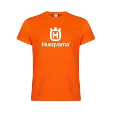 T-shirt pomarańczowy z dużym logo Husqvarna - XXXL T-shirt pomarańczowy z dużym logo Husqvarna - XXXL