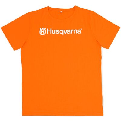 T-shirt pomarańczowy z odblaskowym logo Husqvarna Xplorer L T-shirt pomarańczowy z odblaskowym logo Husqvarna Xplorer L