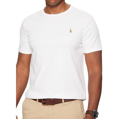 Polo Ralph Lauren T-shirt Ralph Lauren 710740727 001 małe logo biały M Polo Ralph Lauren T-shirt Ralph Lauren 710740727 001 małe logo biały M