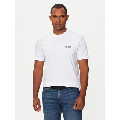 T-shirt regular Guess jeans U4BM03 KCAM1 biały - L T-shirt regular Guess jeans U4BM03 KCAM1 biały - L