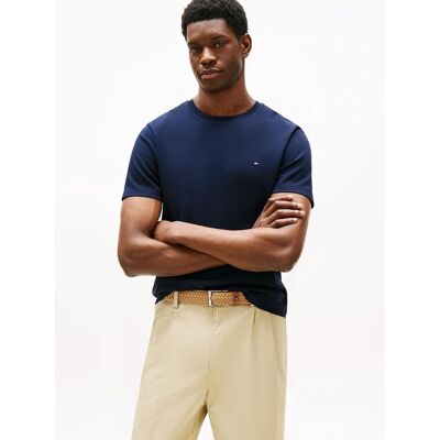 t-shirt uomo tommy hilfiger mw0mw37508 interlock tee dw5 t-shirt uomo tommy hilfiger mw0mw37508 interlock tee dw5
