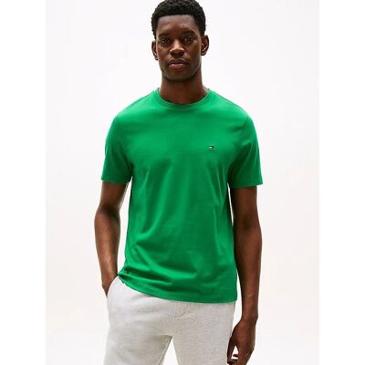 t-shirt uomo tommy hilfiger mw0mw39995 ess seas l4b olympic green t-shirt uomo tommy hilfiger mw0mw39995 ess seas l4b olympic green