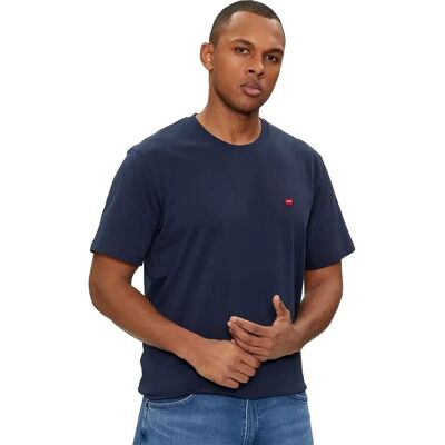 T-Shirt Uomo Wrangler 112350434 Sign Off Tee Navy T-Shirt Uomo Wrangler 112350434 Sign Off Tee Navy