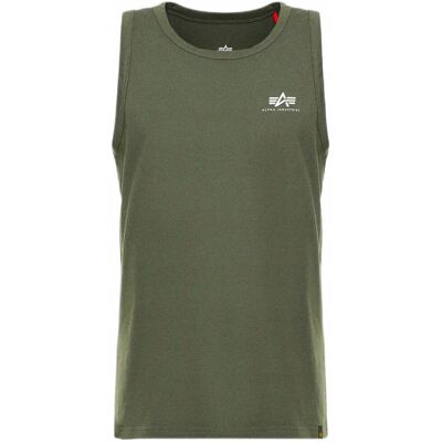 Tank Top Alpha Industries Small Logo 196541 142 Ciemnooliwkowy XXL Tank Top Alpha Industries Small Logo 196541 142 Ciemnooliwkowy XXL