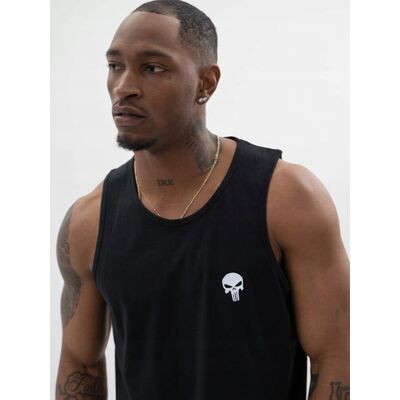 Tank Top Męski Bawełniany Czarny Koszulka Bez Rękawów Marvel Punisher M Tank Top Męski Bawełniany Czarny Koszulka Bez Rękawów Marvel Punisher M