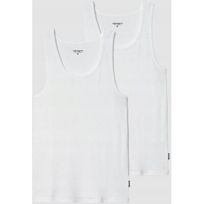 Tanktop Zestaw 2 Sztuki T-Shirt Bezrękawnik Męski Biały Carhartt Wip M Tanktop Zestaw 2 Sztuki T-Shirt Bezrękawnik Męski Biały Carhartt Wip M