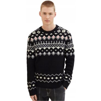 Inny producent TOM TAILOR CZARNY SWETER MĘSKI WZÓR NORWESKI OKRĄGŁY DEKOLT XXL 6FA Inny producent TOM TAILOR CZARNY SWETER MĘSKI WZÓR NORWESKI OKRĄGŁY DEKOLT XXL 6FA