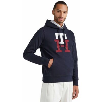 Tommy Hilfiger Bluza Męska Lux Monogram Hoody Granatowa Mw0Mw28187 Dw5 L Tommy Hilfiger Bluza Męska Lux Monogram Hoody Granatowa Mw0Mw28187 Dw5 L