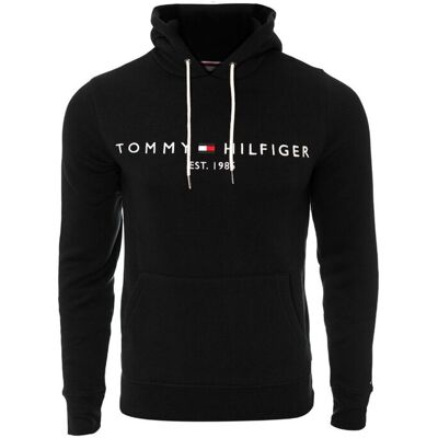 Tommy Hilfiger Bluza Męska Ocieplana Z Kapturem Core Tommy Logo Hoody Black Mw0Mw10752 Bas L Tommy Hilfiger Bluza Męska Ocieplana Z Kapturem Core Tommy Logo Hoody Black Mw0Mw10752 Bas L