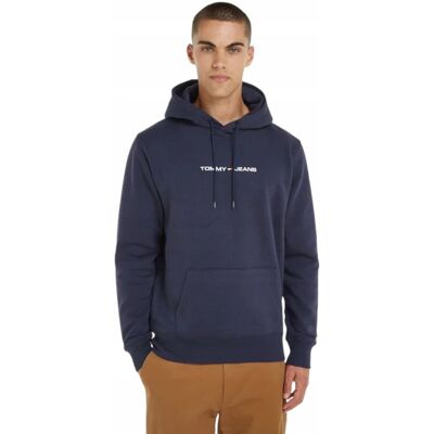 Tommy Hilfiger Bluza Męska Z Kapturem Tjm Reg Linear Hoodie Granatowa R.Xl Tommy Hilfiger Bluza Męska Z Kapturem Tjm Reg Linear Hoodie Granatowa R.Xl