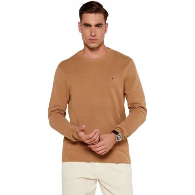 Inny producent TOMMY HILFIGER BRĄZOWY SWETER MĘSKI Z LOGOWANIEM BAWEŁNIANY XL 16FA Inny producent TOMMY HILFIGER BRĄZOWY SWETER MĘSKI Z LOGOWANIEM BAWEŁNIANY XL 16FA