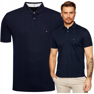 granatowa polowka meska koszulka polo meska PREMIUM TOMMY HILFIGER granatowa polowka meska koszulka polo meska PREMIUM r.XXL granatowa polowka meska koszulka polo meska PREMIUM TOMMY HILFIGER granatowa polowka meska koszulka polo meska PREMIUM r.XXL