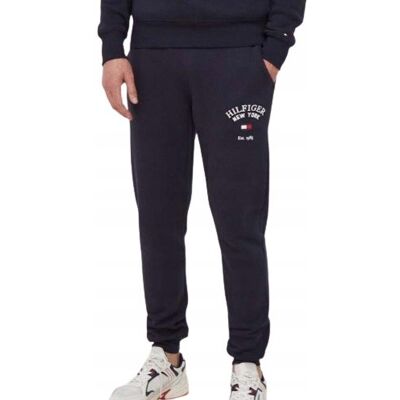 Tommy Hilfiger Granatowe Spodnie Dresowe Z Nadrukiem L I1D Tommy Hilfiger Granatowe Spodnie Dresowe Z Nadrukiem L I1D