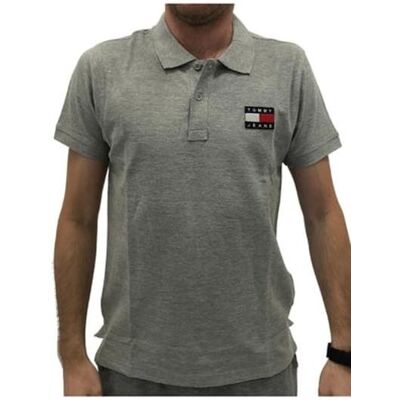 Tommy Hilfiger koszulka męska polo 456, szara, Rozmiar M Tommy Hilfiger koszulka męska polo 456, szara, Rozmiar M