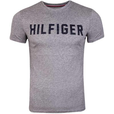 Tommy Hilfiger KOSZULKA MĘSKA T-SHIRT CN SS TEE HILFIGER GRAY UM0UM02011 PG5 - Rozmiar: M Tommy Hilfiger KOSZULKA MĘSKA T-SHIRT CN SS TEE HILFIGER GRAY UM0UM02011 PG5 - Rozmiar: M