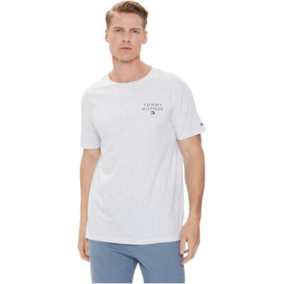 Tommy Hilfiger Koszulka Męska T-Shirt Cn Ss Tee Logo Szara R.L Tommy Hilfiger Koszulka Męska T-Shirt Cn Ss Tee Logo Szara R.L