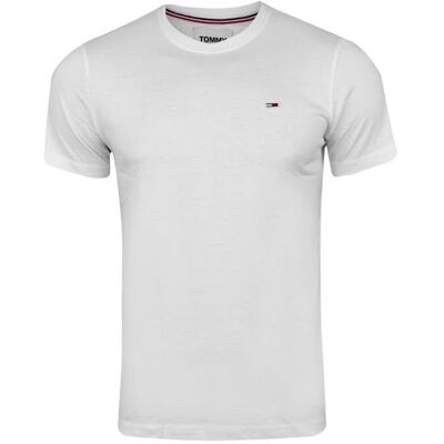 Tommy Hilfiger Koszulka Męska T-Shirt Tjm Classic Jersey C Neck White Dm0Dm09598 Ybr L Tommy Hilfiger Koszulka Męska T-Shirt Tjm Classic Jersey C Neck White Dm0Dm09598 Ybr L