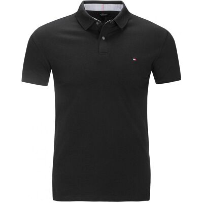 Tommy Hilfiger Koszulka Polo Polówka Męska Regular Fit Czarna Mw0Mw17770 Xxl Tommy Hilfiger Koszulka Polo Polówka Męska Regular Fit Czarna Mw0Mw17770 Xxl