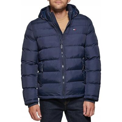 Inny producent TOMMY HILFIGER KURTKA PIKOWANA Z KAPTUREM GRANATOWA DO PASA L 16FA Inny producent TOMMY HILFIGER KURTKA PIKOWANA Z KAPTUREM GRANATOWA DO PASA L 16FA