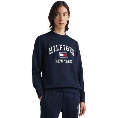 Tommy Hilfiger Ocieplana Bluza Męska Modern Varsity Sweatshirt Granatowa Mw0Mw28755 Dw5 L Tommy Hilfiger Ocieplana Bluza Męska Modern Varsity Sweatshirt Granatowa Mw0Mw28755 Dw5 L
