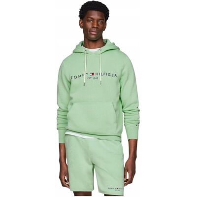 Tommy Hilfiger Ocieplana Bluza Męska Tommy Logo Hoody Zielona R.L Tommy Hilfiger Ocieplana Bluza Męska Tommy Logo Hoody Zielona R.L