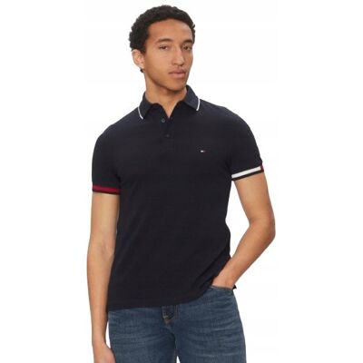 Inny producent TOMMY HILFIGER ORYGINALNA KOSZULKA POLO CZARNA Z LOGO XL 1J7B Inny producent TOMMY HILFIGER ORYGINALNA KOSZULKA POLO CZARNA Z LOGO XL 1J7B